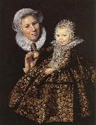 Frans Hals Catharina Hooft with her Nurse Spain oil painting artist